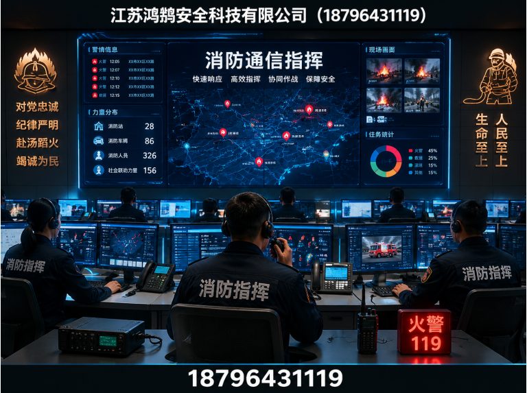 商洛应急指挥系统展示图